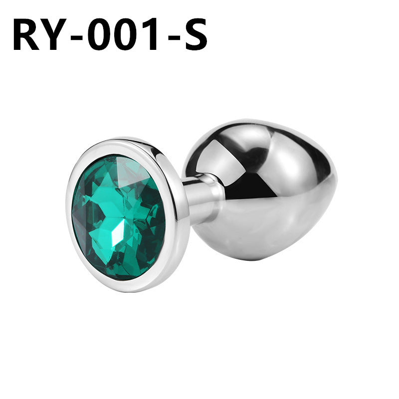 Adult erotic metal anal plugs