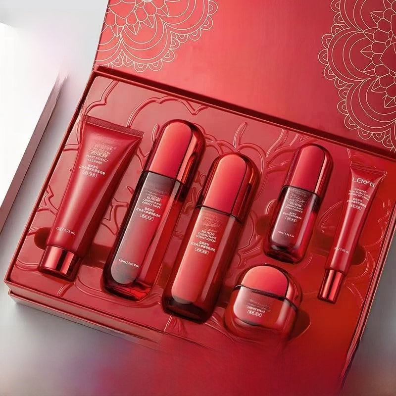 Red Peony Anti-Wrinkle Hydrating Skincare Set