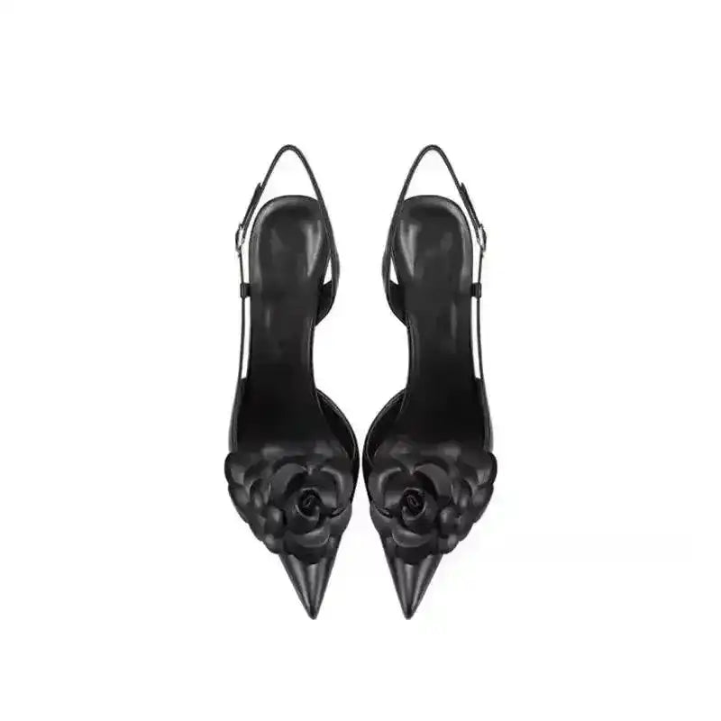 Petal Pirouette Slingback Heels