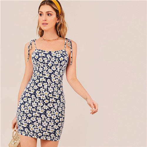 Women Summer Sleeveless Mini Dresses